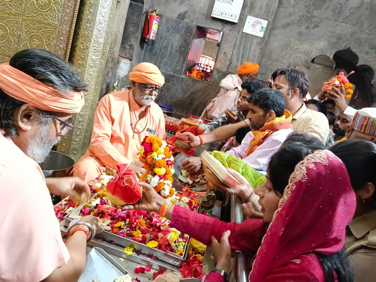 A wave of faith surged in Devipatan, Shaktipeeth echoed with cheers