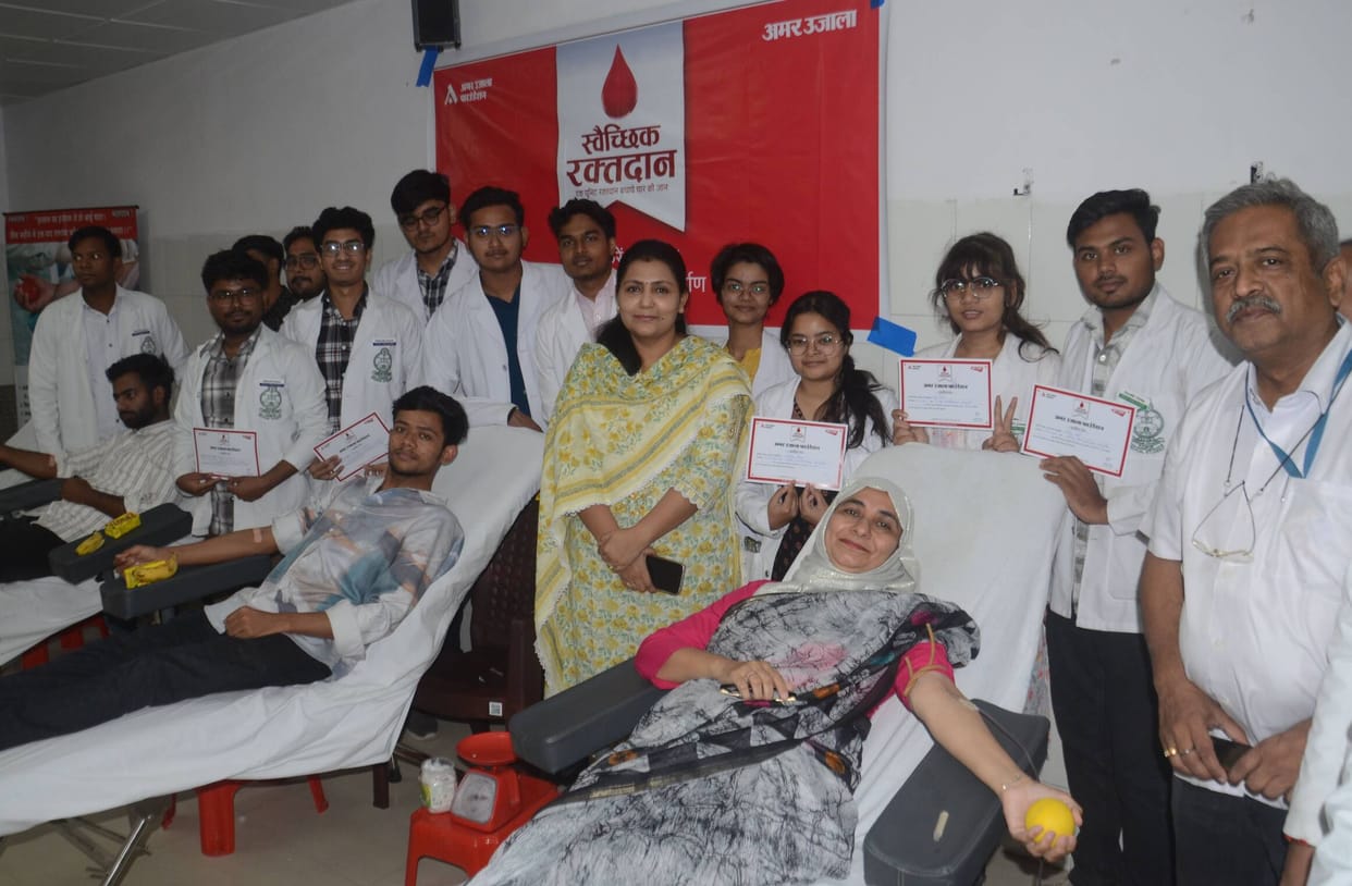 Students Donate 108 Units of Blood to Combat Blood Shortage
