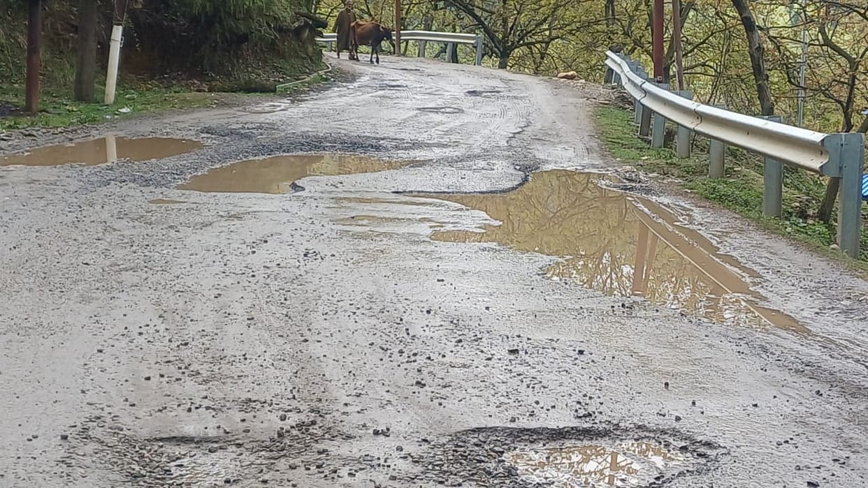 Srinagar, Kukrusa Road, Bad Condition, Peoples Face Problems