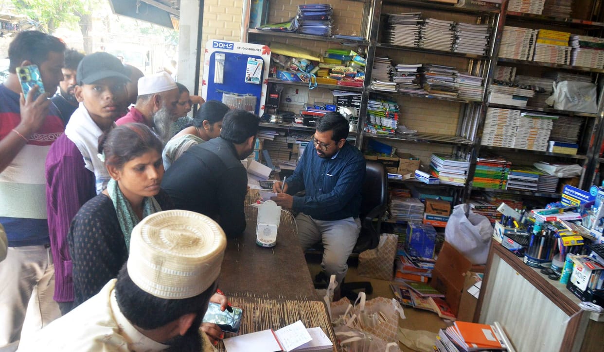 Then the game started...pressure of side books along with NCERT books