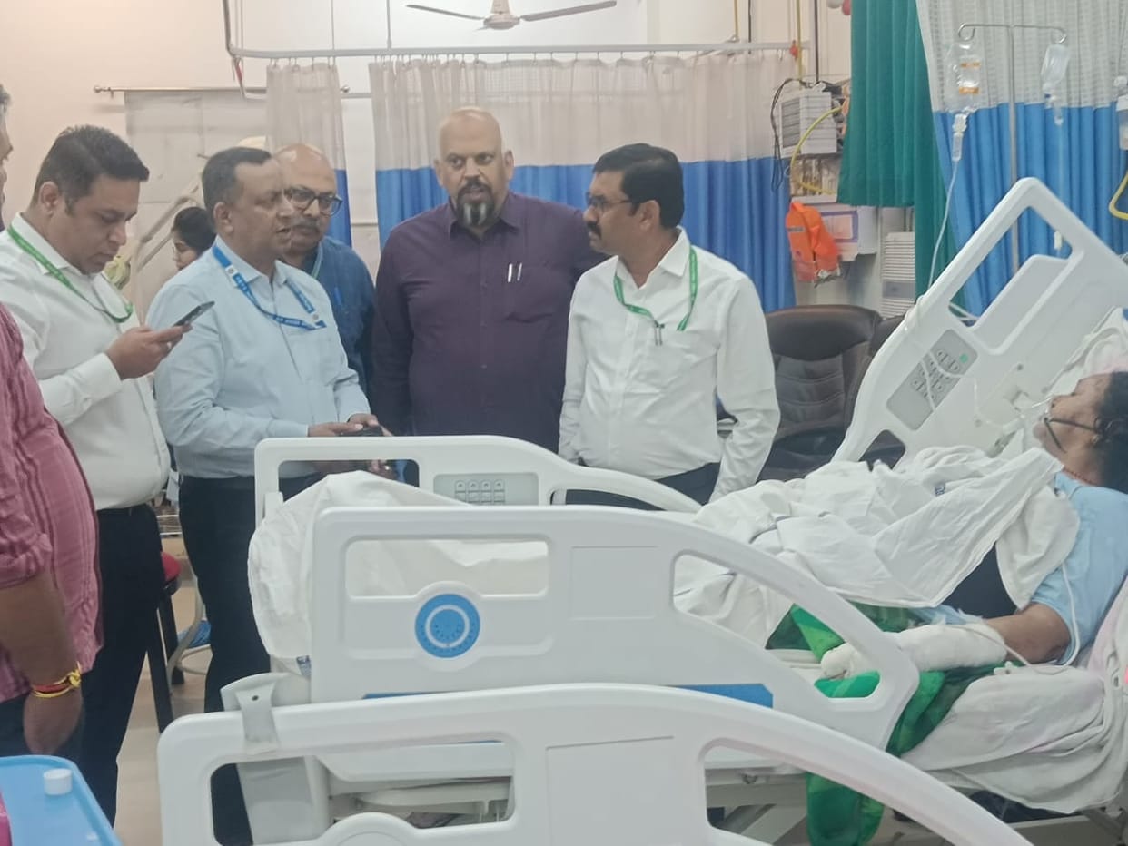 The Union Minister of State inquired about the condition of the injured people through video call