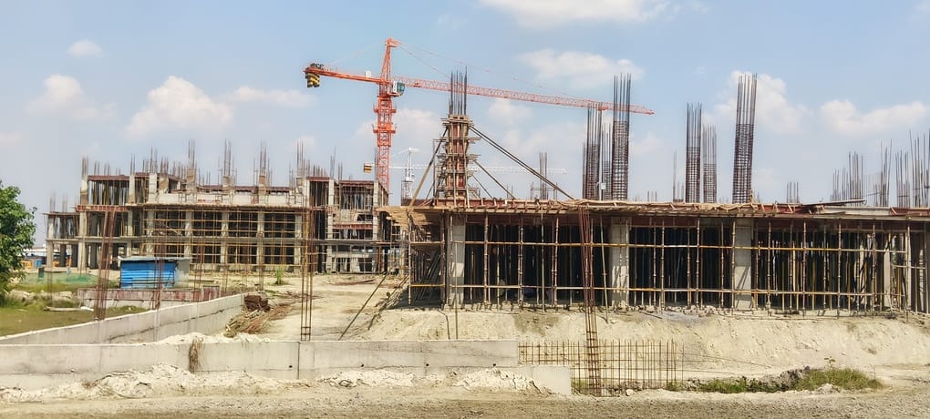Multipurpose Hub: Not a Single Brick Laid in Three Years