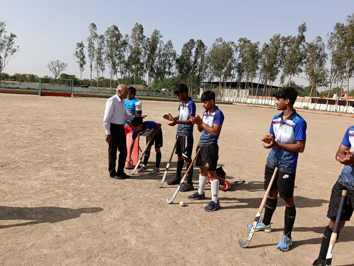 Panipat team won the state level children's hockey match by defeating Achina.