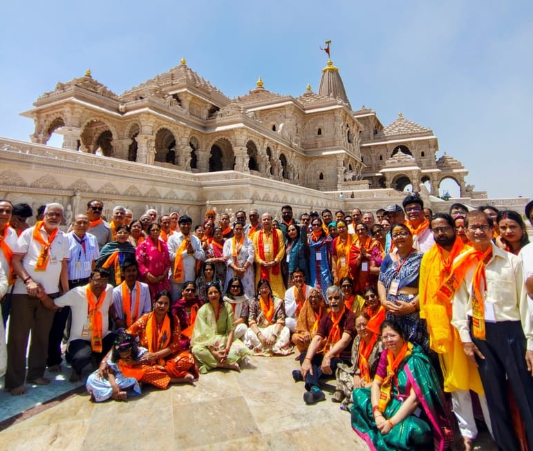 Havan for Global Peace in Ayodhya; 101 Devotees Offer Prayers