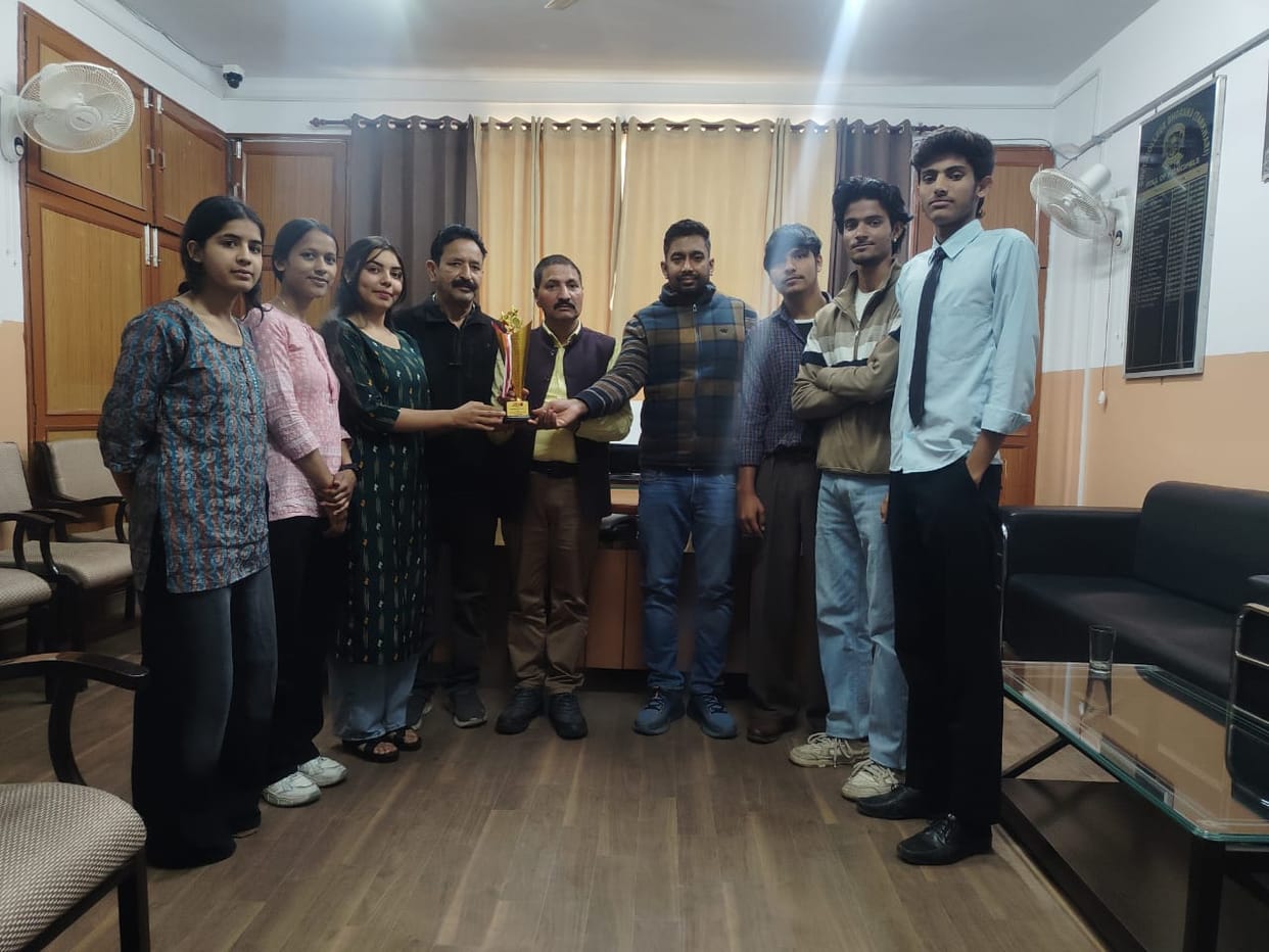 Bhoranj College secured fourth position in the national level hackathon.