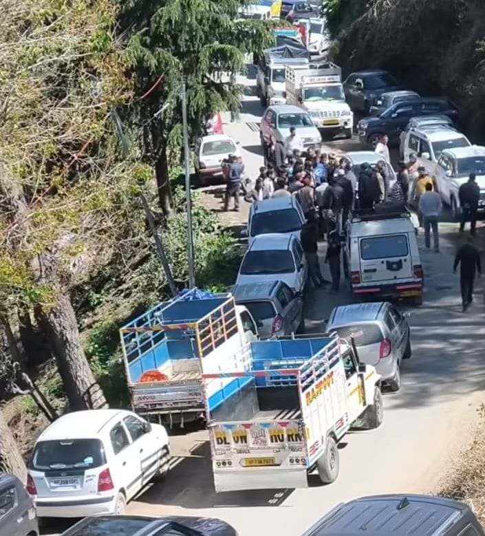 Car-Bike Collision at Salooni Barrier; Traffic Halted for One Hour