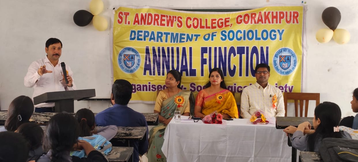 The workshop was organised by the Department of Sociology, St Andrews College.
