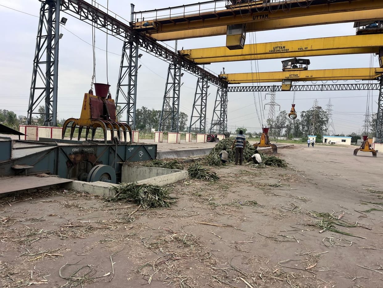 The sugar mill crushed 61.50 lakh quintals of sugarcane and also sold electricity worth Rs 29 crore, ranking first among government mills in the state.