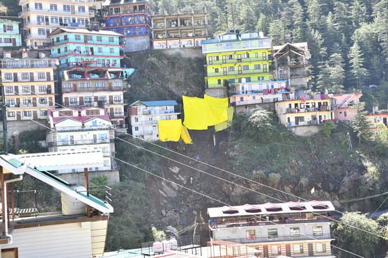 notice due to landsliding