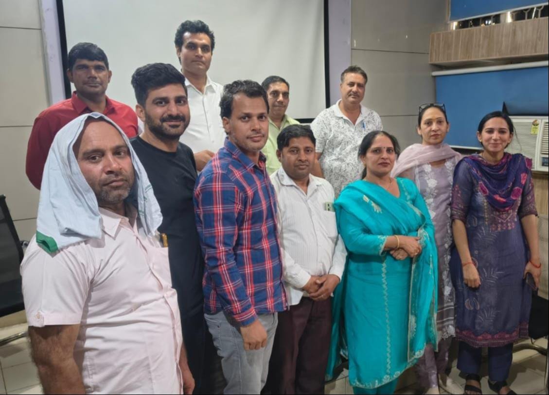 Amit Kumar became the district president of NHM Employees Union