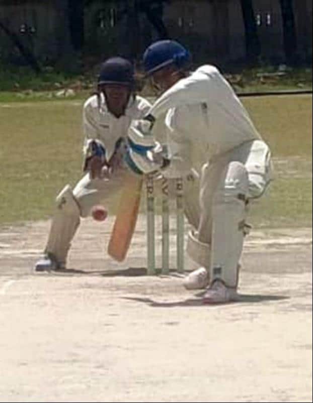 फोटो- 30-  मैच में शॉट लगाता खिलाड़ी। स्रोत: आयोजक