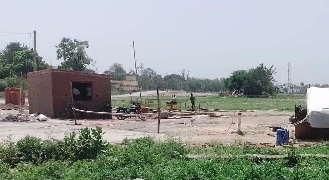 Opposition to the construction of a cyber police station in the fair ground