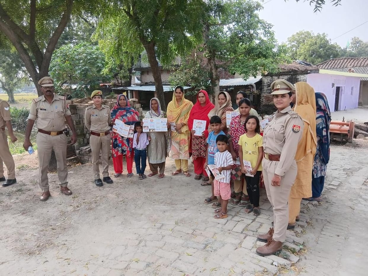 The police are going from village to village to raise awareness among women