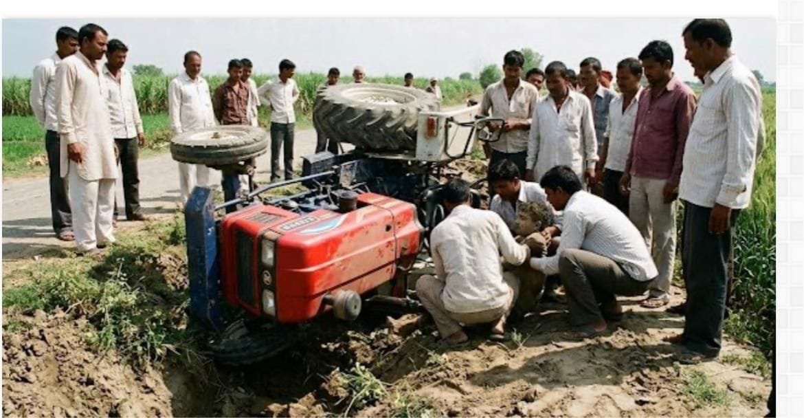 Tractor Overturns into Ditch While Heading to Plow Field; Youth Crushed to Death