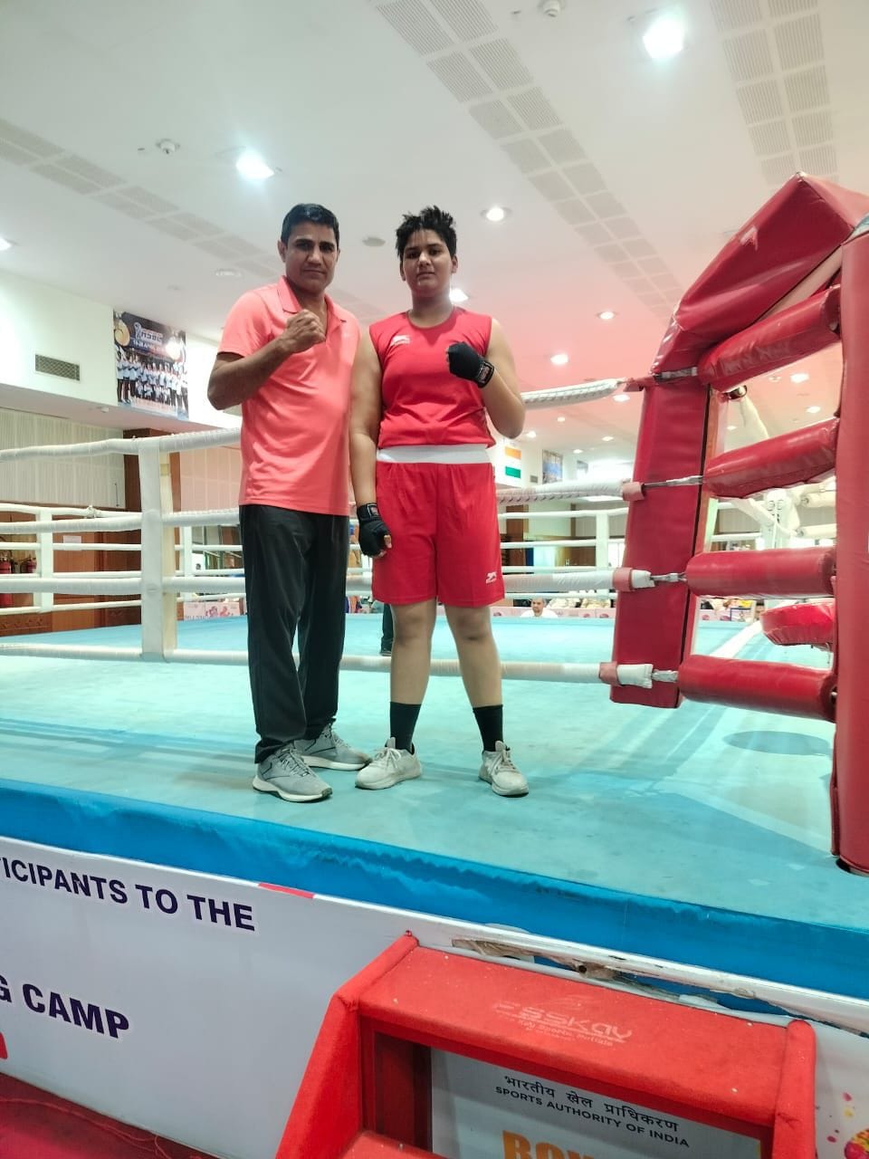 Maanvi wins gold in Sub-Junior National Boxing