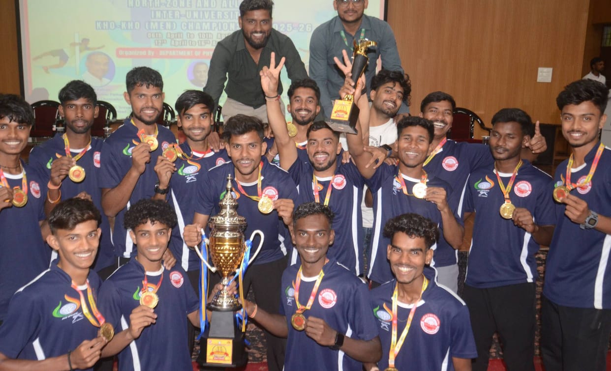 CSJMU Crowned Champions at North Zone Kho-Kho Inter-University Tournament