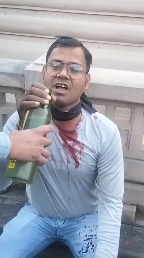 Dangerous thread caused bleeding