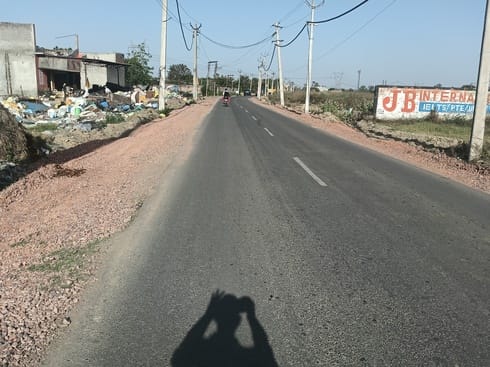 The road leading to the market was not repaired even after the minister's orders.