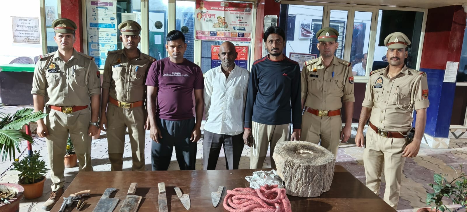 Three accused of cow slaughter arrested, sent to jail
