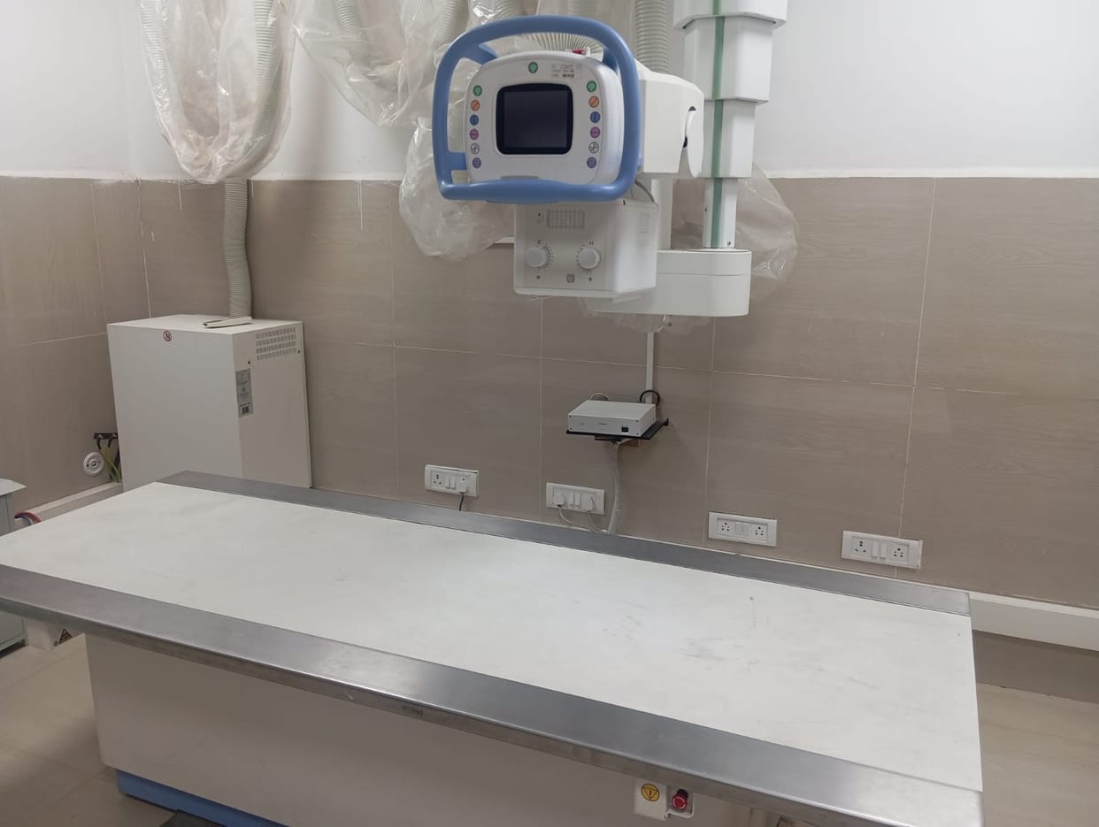 Digital X-ray machine of the 100-bed hospital established after 19 months