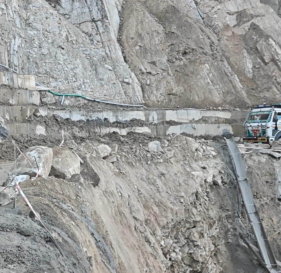 टनकपुर-पिथौरागढ़ एनएच पर स्थित स्वाला डेंजर जोन। संवाद