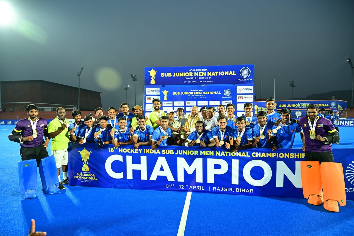 Basti's Ankit's amazing performance in the National Sub Junior Hockey Tournament, the team won gold