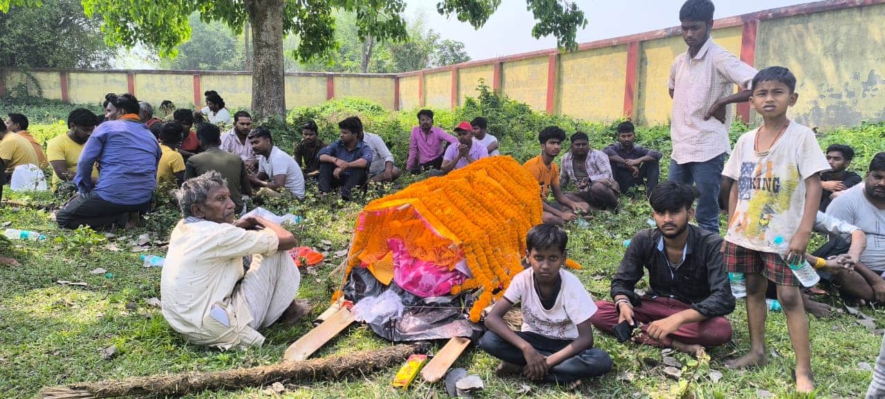 अंतिम संस्कार की तस्वीर