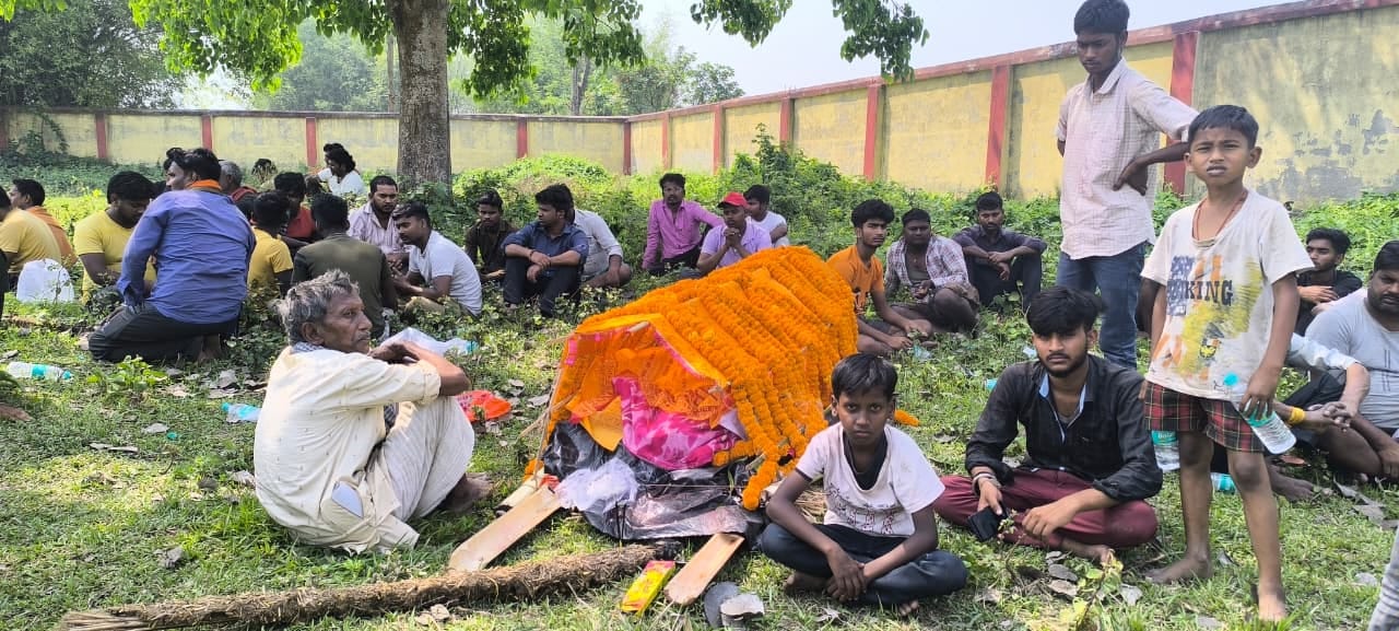 अंतिम संस्कार की तस्वीर