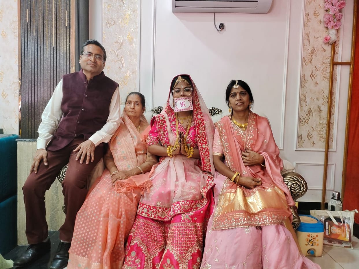 Today, Palak will bid farewell to her home, family, and worldly pleasures.