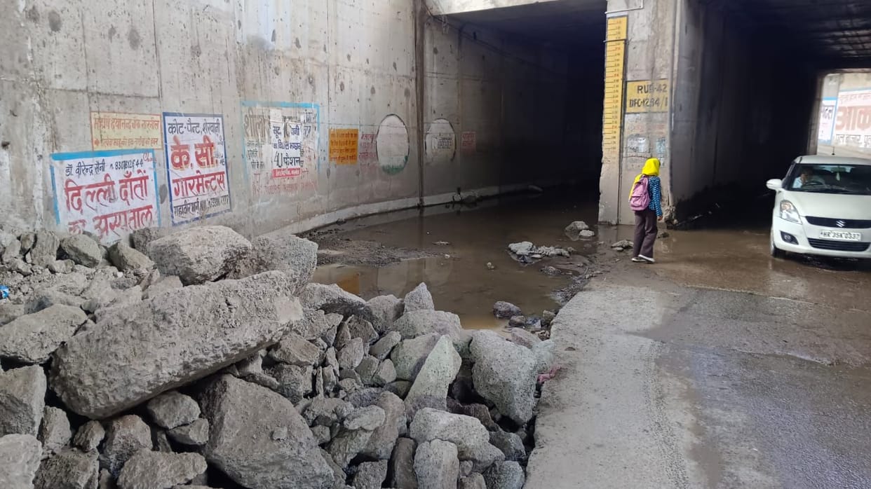The Solution Becomes a New Problem: Road Dug Up for Drainage Work; Incomplete Project Disrupts Commute