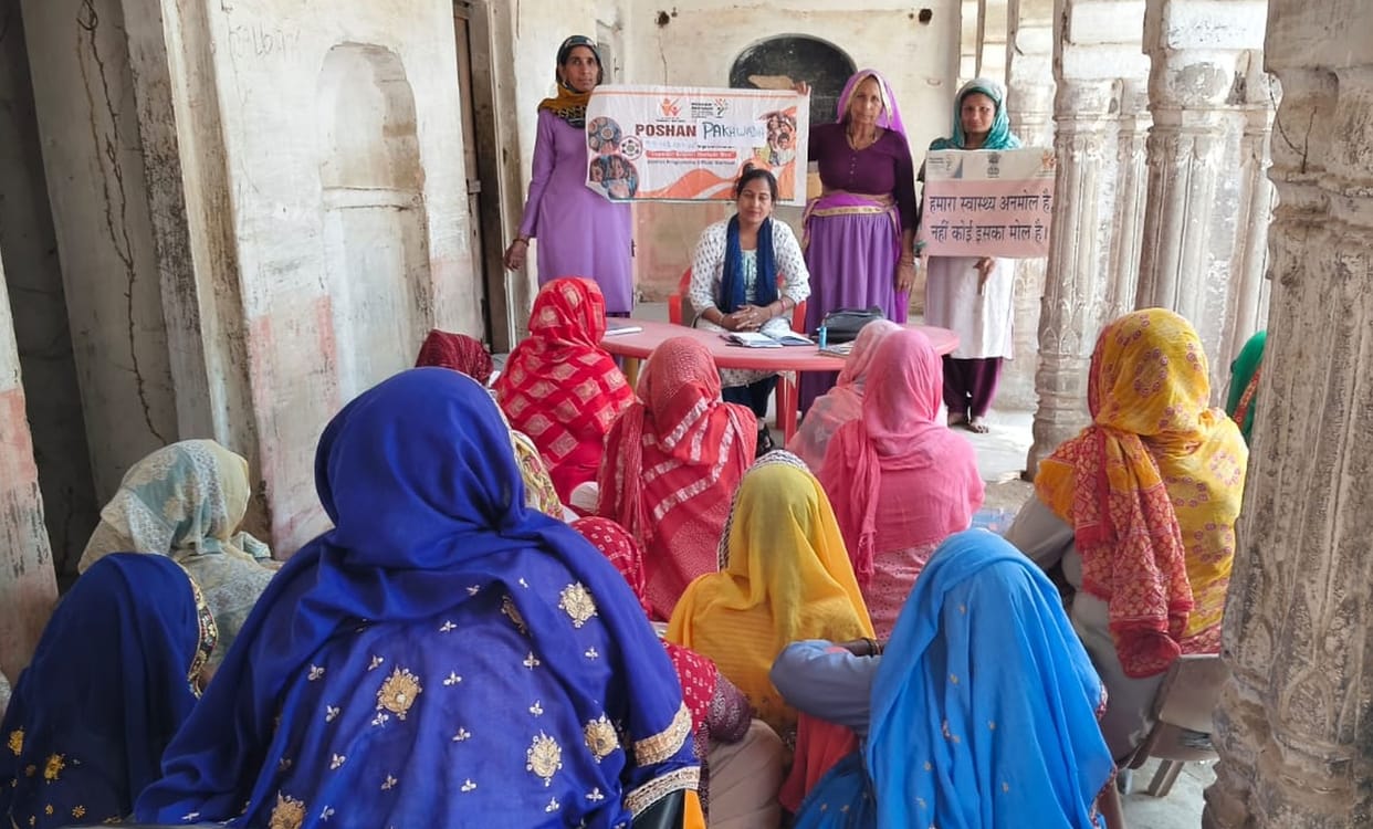 Information was provided regarding the complete vaccination of children.