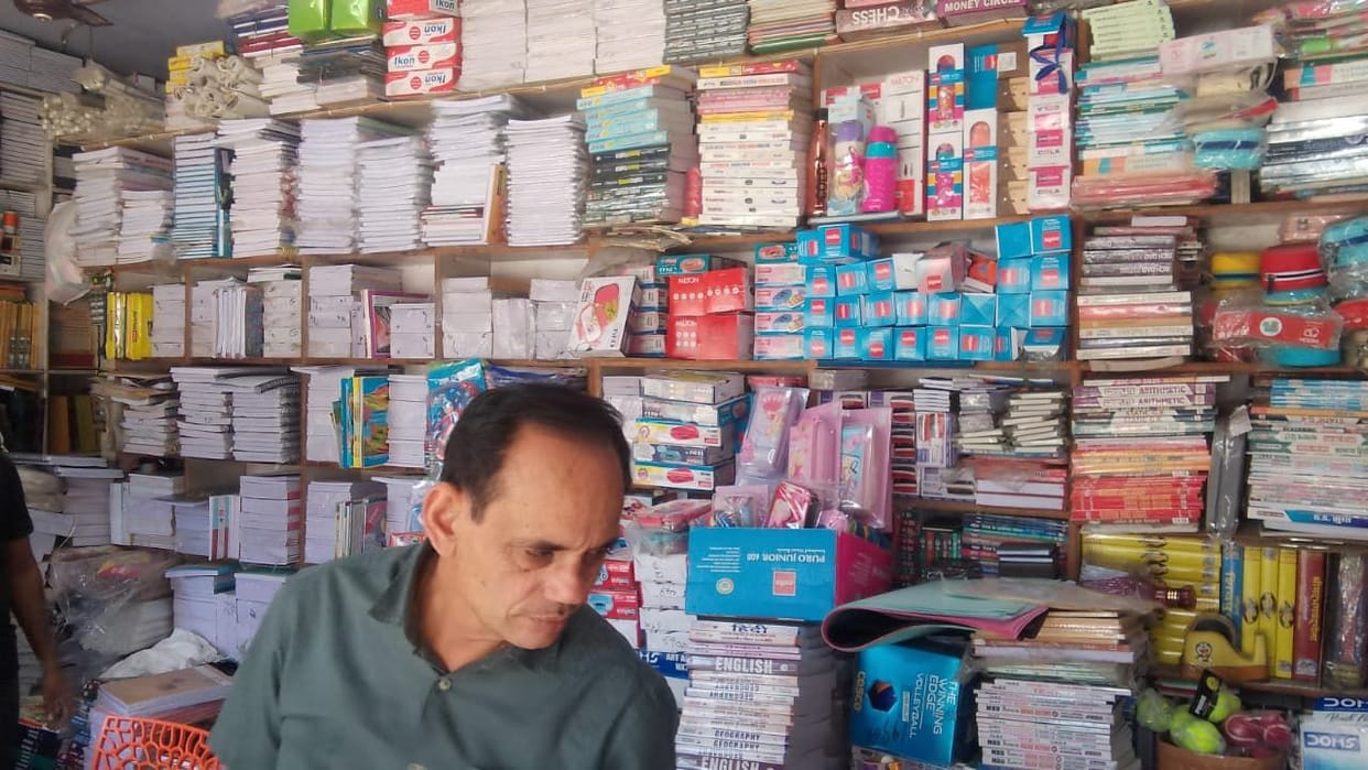 NCERT books have not yet reached government primary schools.