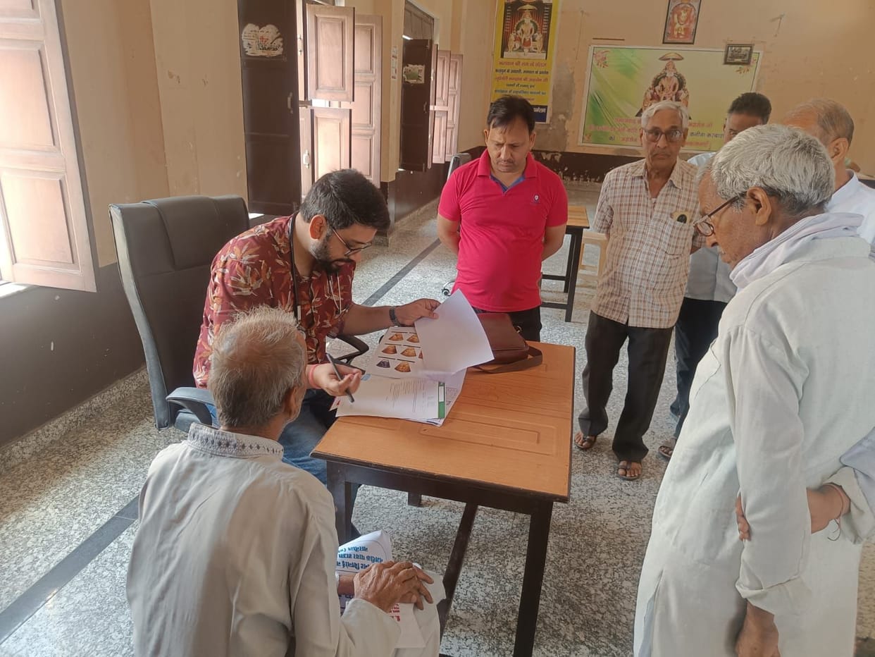 40 patients benefited from the health check-up camp.