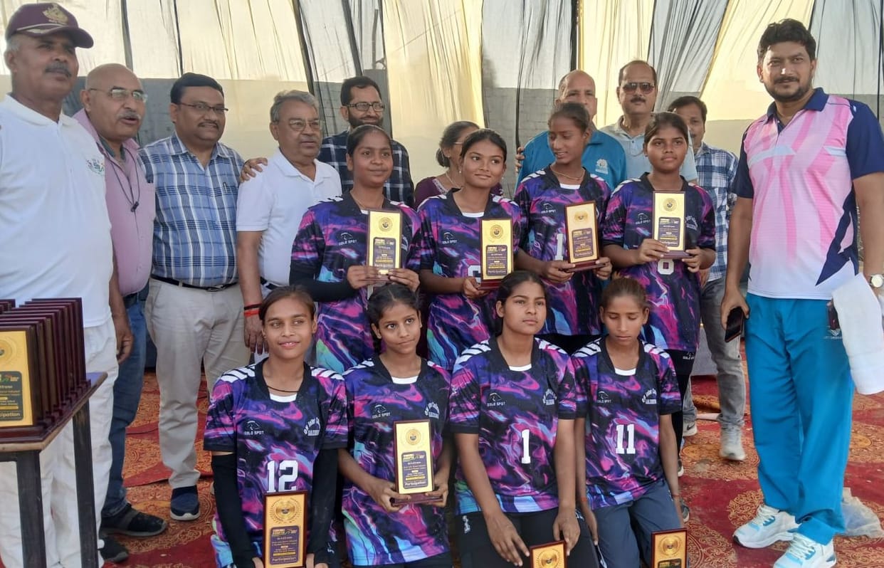 District girl students win Indian Volleyball League