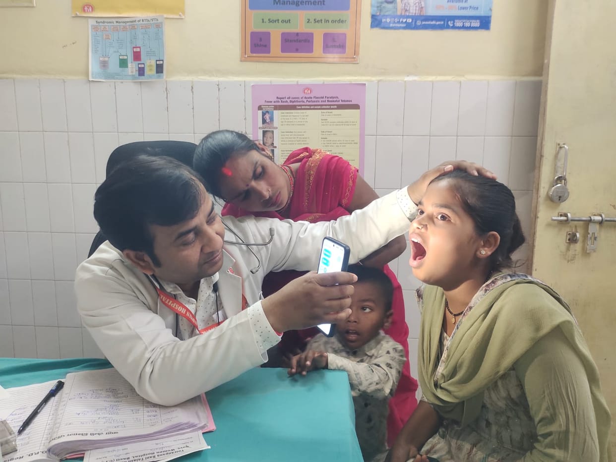 Increased number of patients with cold and throat infections