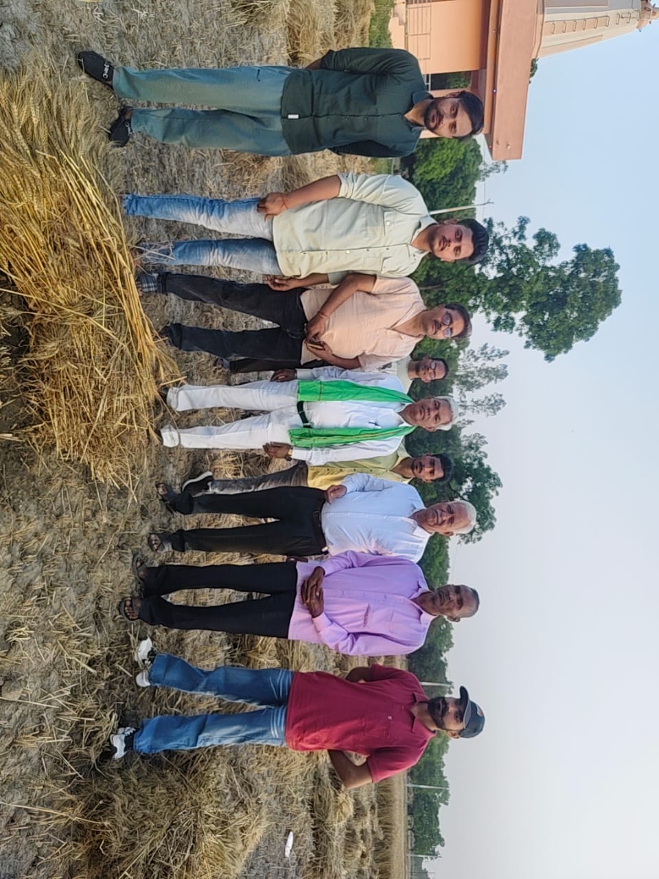BKU delegation assessed crop loss