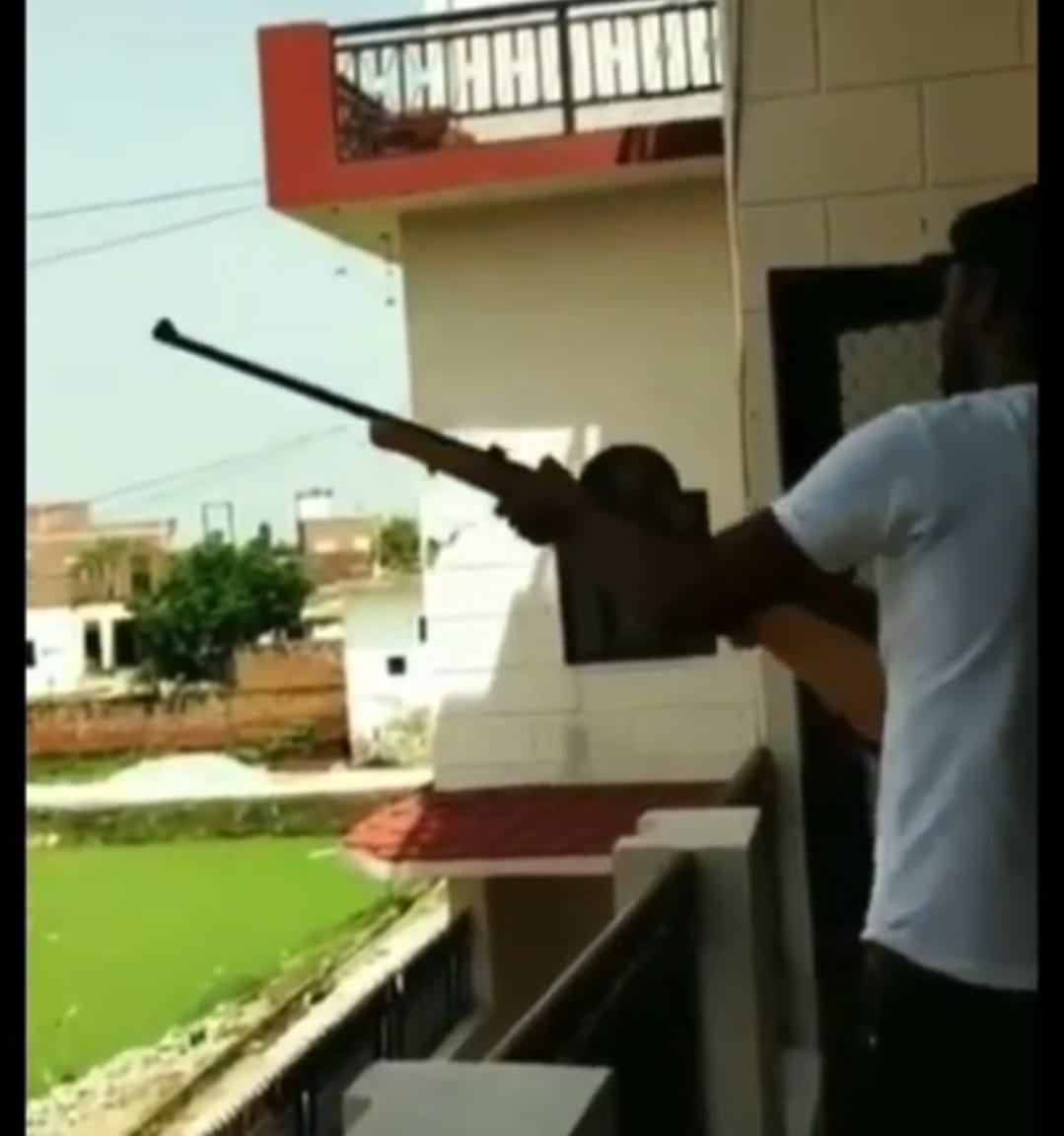 Video of Pradhan firing a rifle goes viral, FIR lodged
