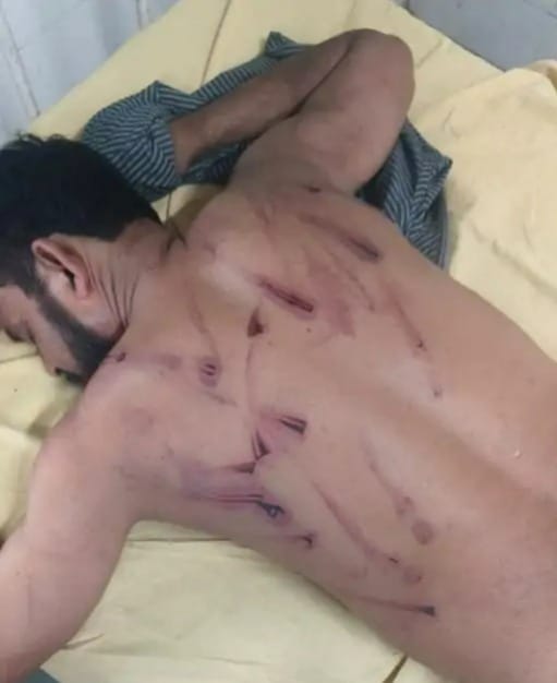 Transporter beats driver, takes him hostage, breaks door and escapes