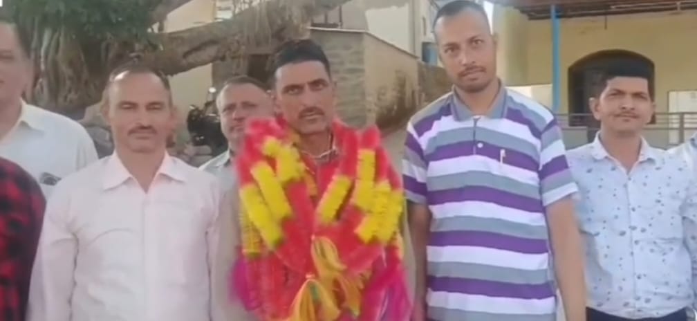 Gagan Dhiman became the head of INTUC Block Swarghat