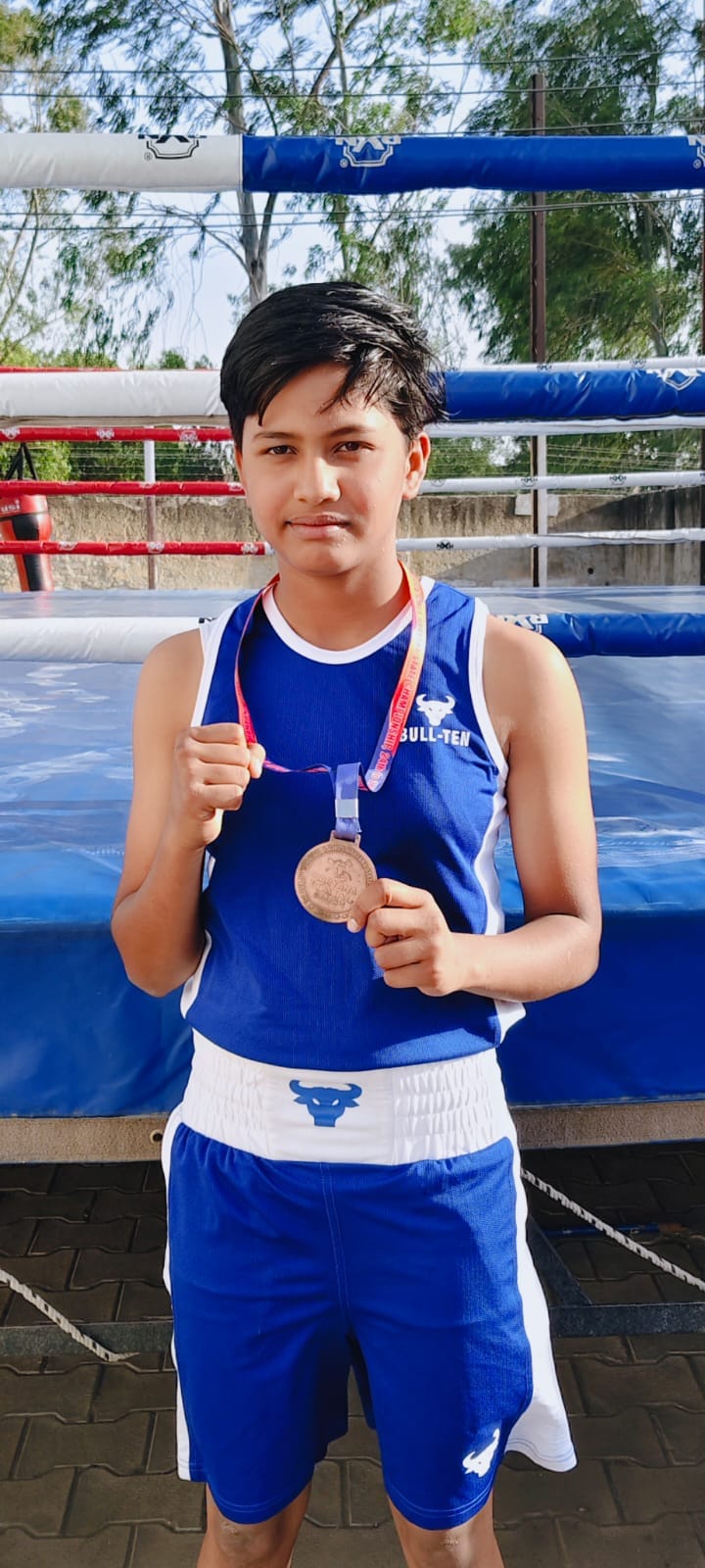 Himani Rawal of Dadola village is bringing glory to her village through boxing.