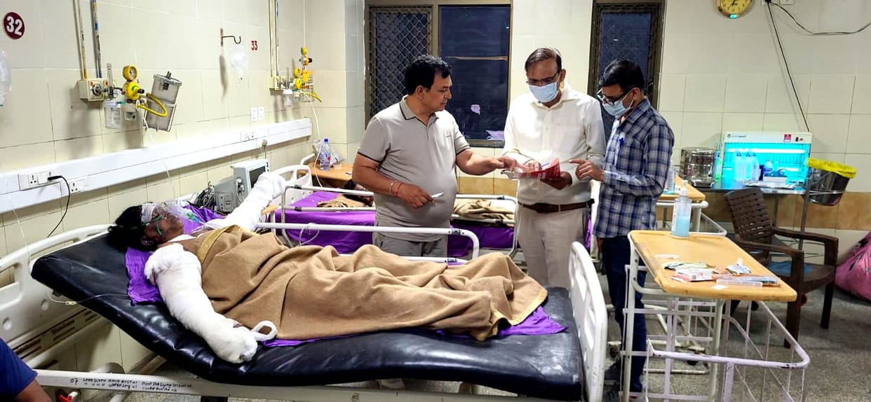 The condition of the injured is not improving
