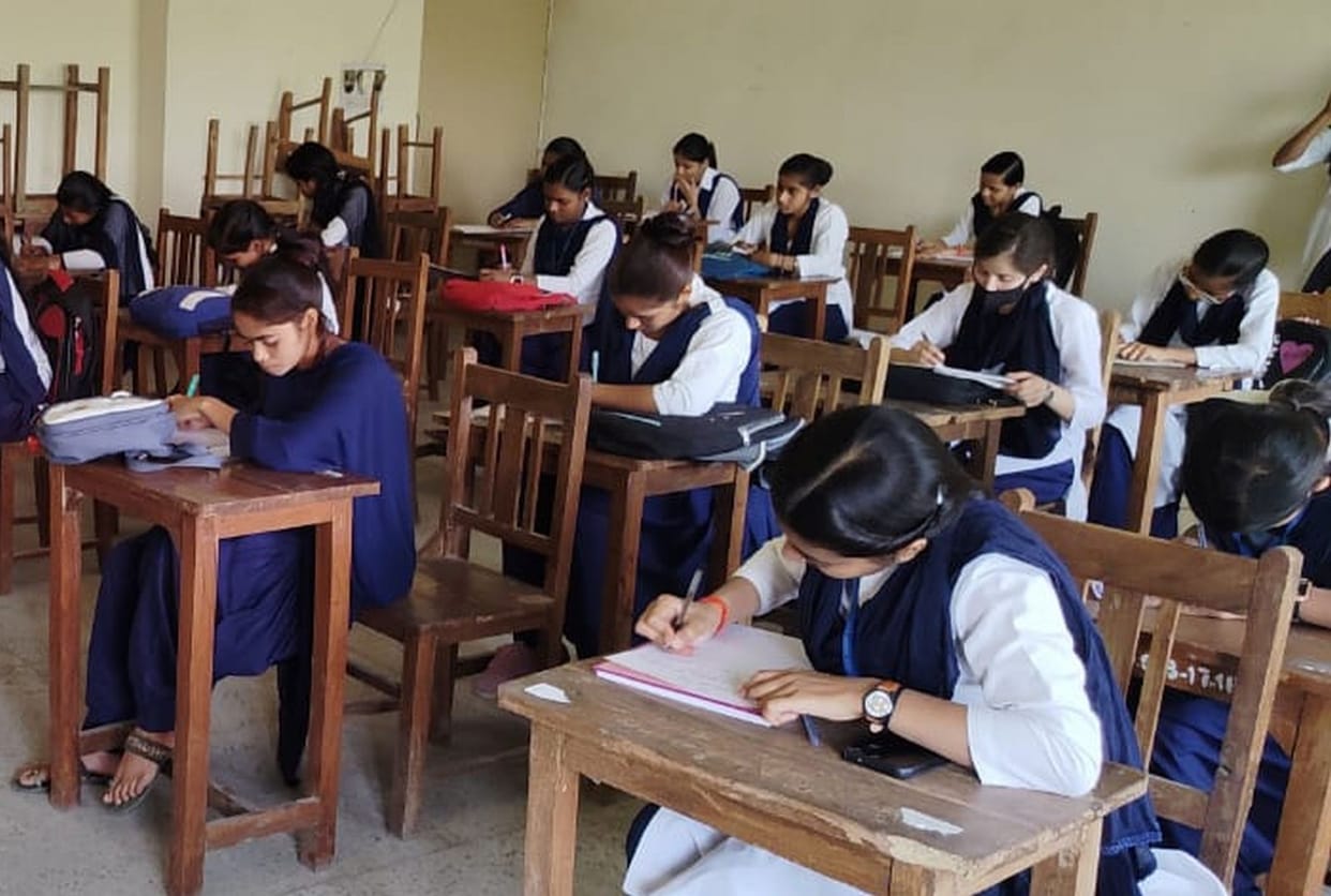Female students participated in the seminar and essay competition.