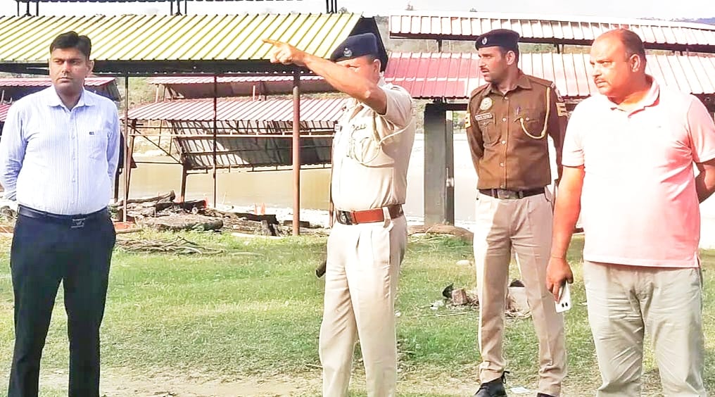 ASP inspected the security arrangements at Kaleshwar Temple.