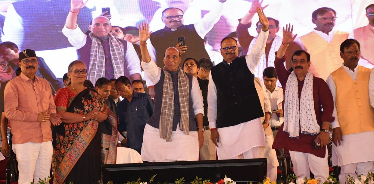 Defence Minister inaugurated development projects worth Rs 58.27 crore