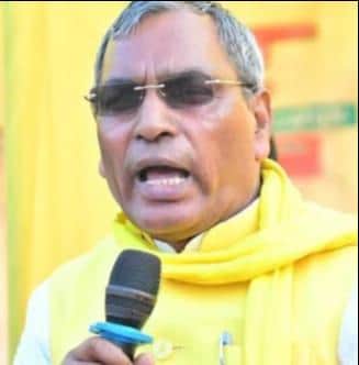 सुभासपा के राष्ट्रीय अध्यक्ष व कैबिनेट मंत्री ओमप्रकाश राजभर।