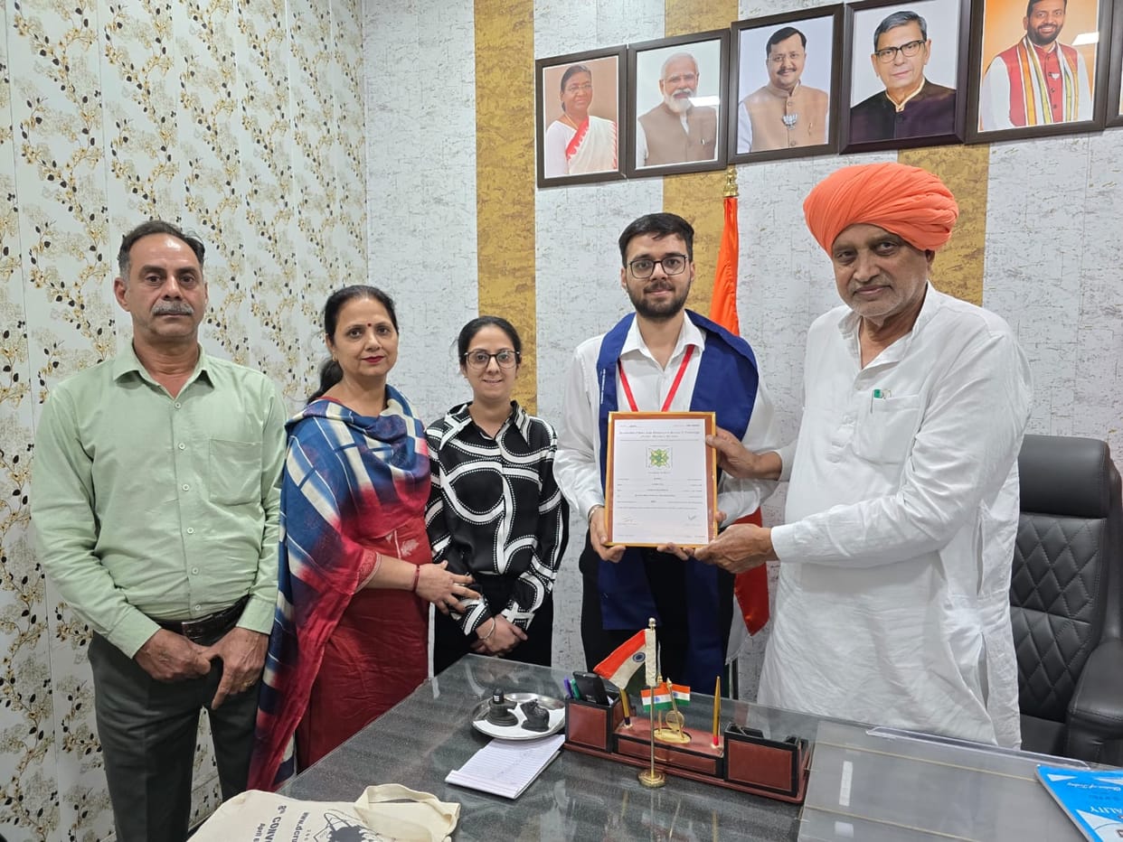 Agriculture Minister honored Aniket