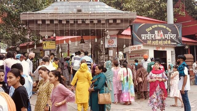 35,000 devotees paid obeisance at Baba Balak Nath Temple.