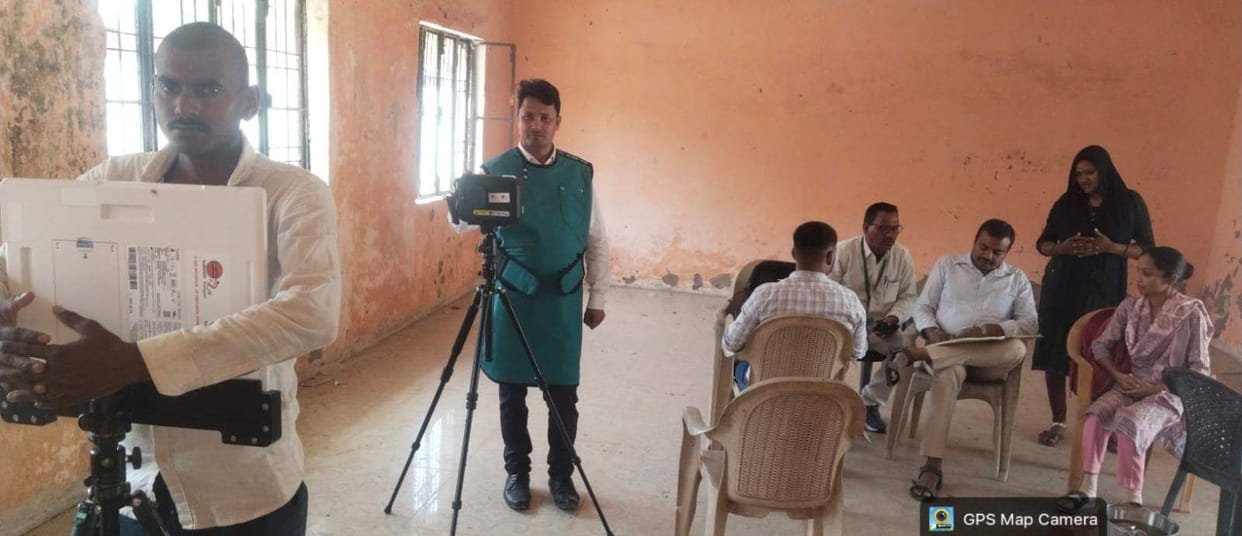 TV will be checked village by village with a hand-held X-ray machine