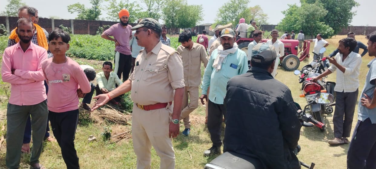 Leopard hiding in the field attacks, teenager injured