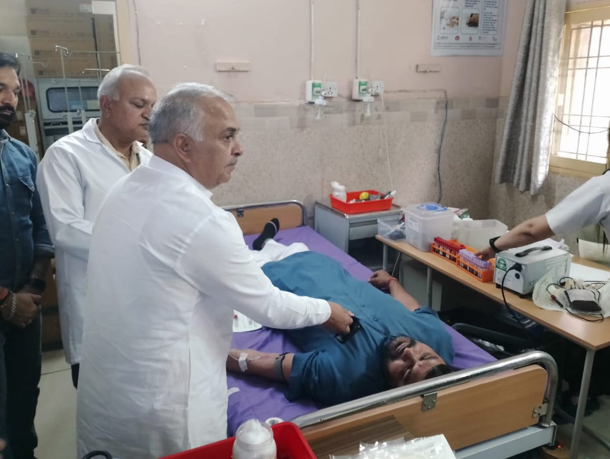 50 units of blood donation collected in the camp